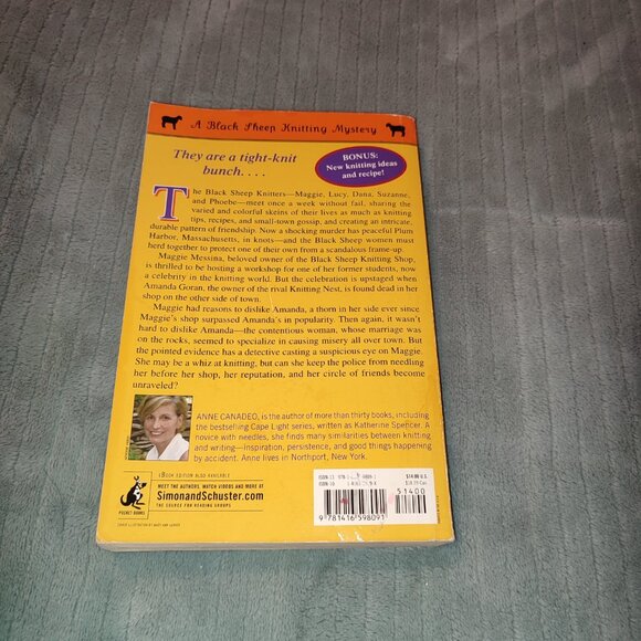 Book While My Pretty One Knits Black Sheep Knitting Mystery detective novel - Picture 2 of 7